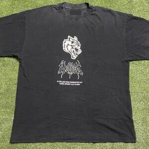 Darc Sport Wolves Tee | Wolf Graphic Shirt | Black Gothic Streetwear